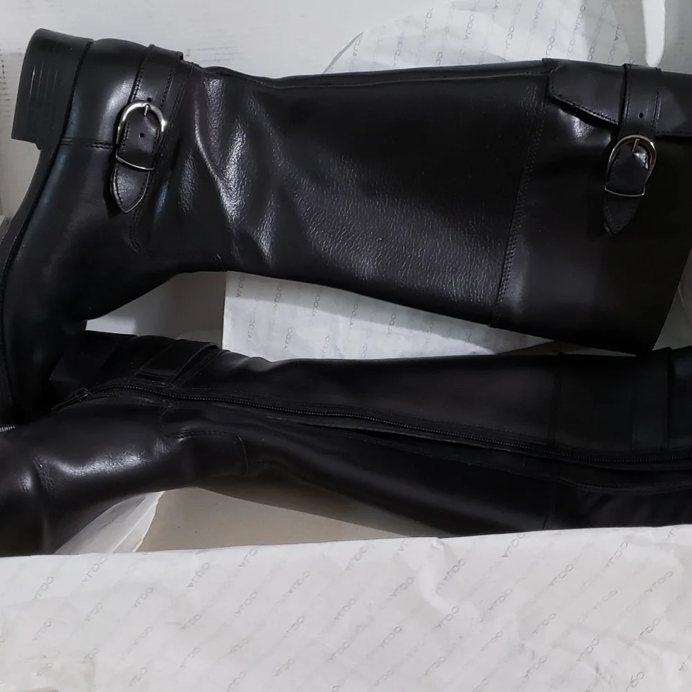 Women's 7.5 Black Aldo Borth Boots - Picture 4 of 6